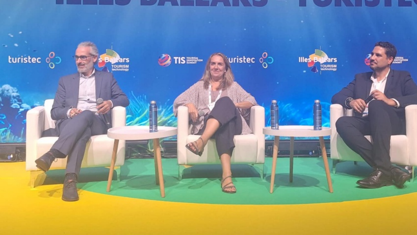 La gerente de INPRO destaca la oportunidad de la tecnología y los datos en la transformación de la gestión turística, durante su intervención en el TI...